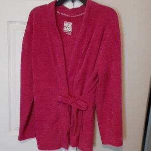Muk Luks Women's Vibrant Pink Cardigan